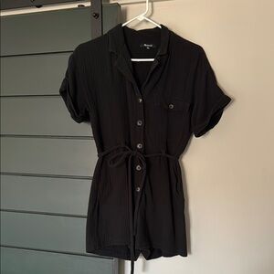 Madewell Black Romper